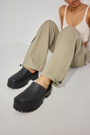 Black Women Garage Jeffrey Campbell Clogs | A-3497218