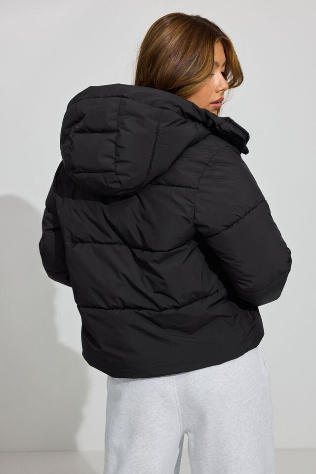 Black Women Garage Perfect Down Jackets | A-7915608