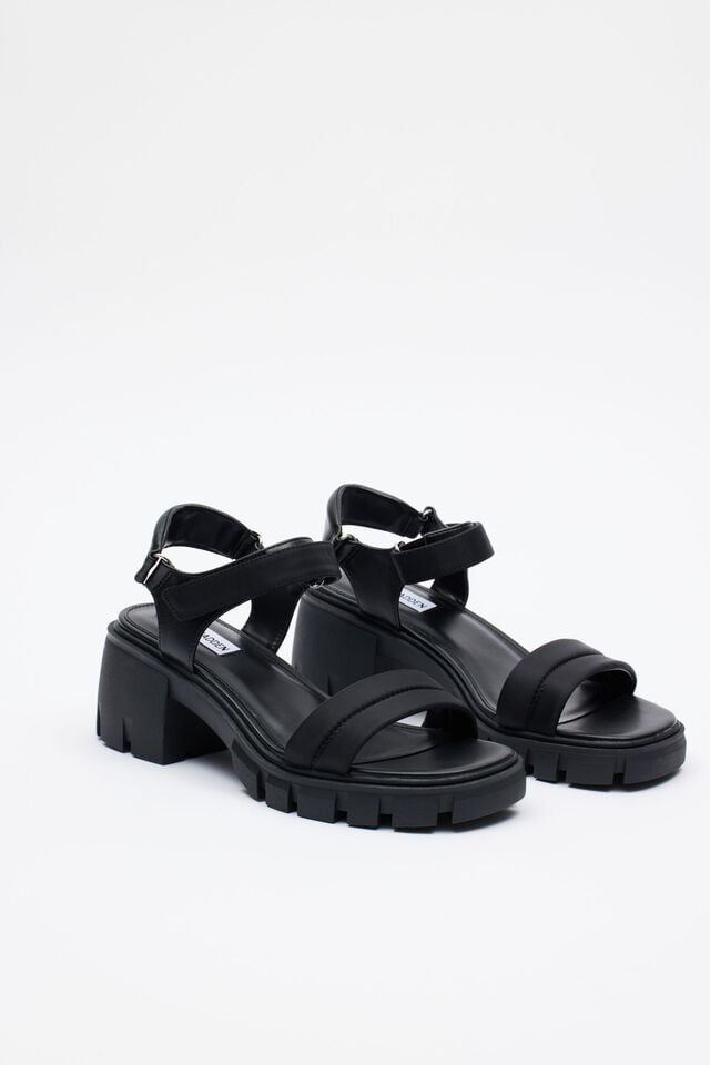 Black Women Garage Steve Madden Louella Sandals | A-6312940