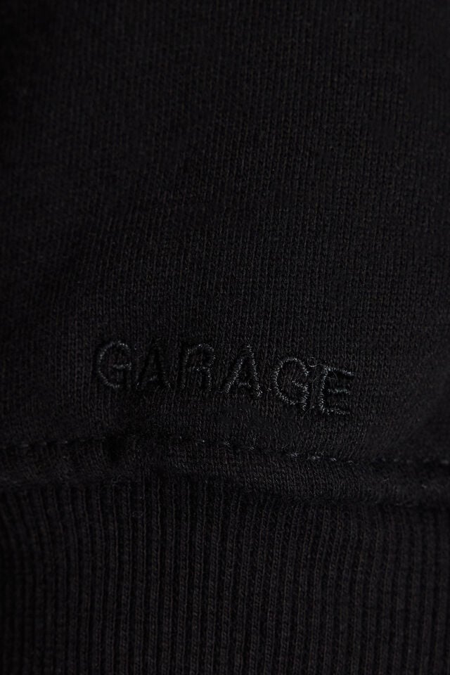 Black Women Garage Ultrafleece Hoodie | A-0523674