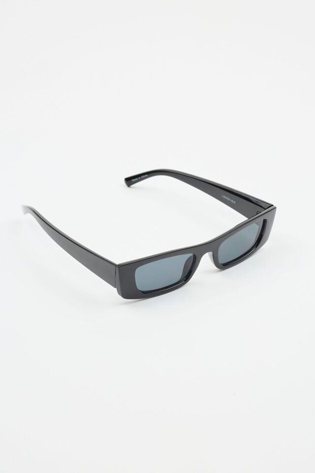 Black / Grey Women Garage Slim 90's Sunglasses | A-7160452