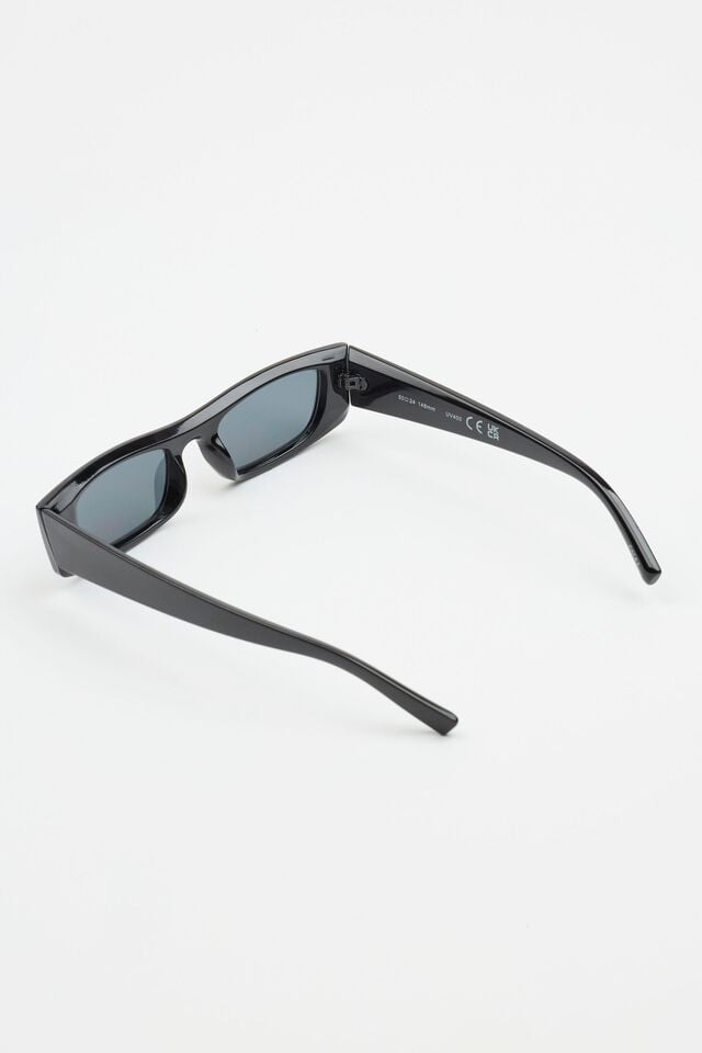 Black / Grey Women Garage Slim 90's Sunglasses | A-7160452