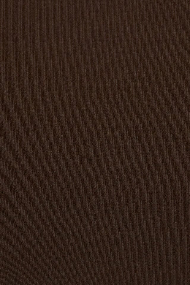 Brown Women Garage Henley Short Sleeve T Shirts | A-9681703