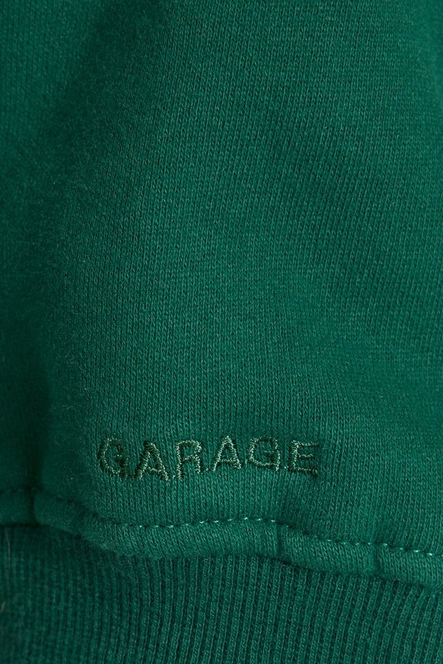 Green Women Garage Ultrafleece Hoodie | A-4105829