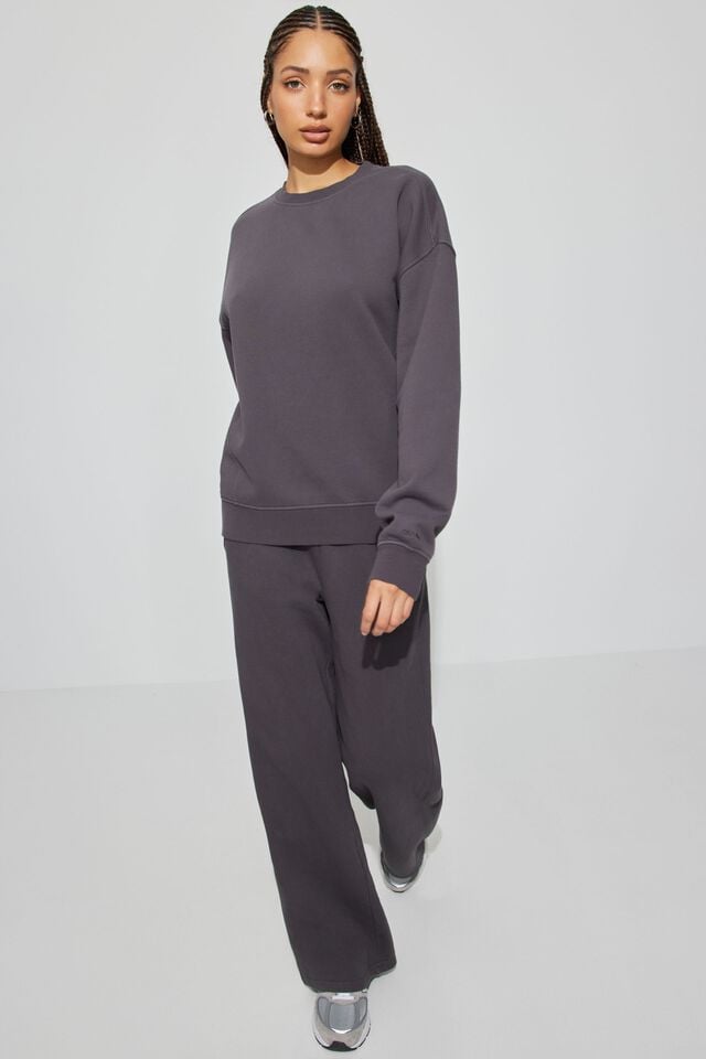 Grey Women Garage Elevated Sweatshirts | A-8145792