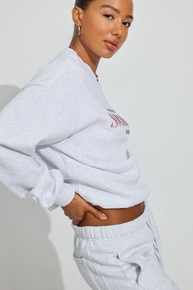 Grey Women Garage Ultrafleece Sweatshirts | A-4327986