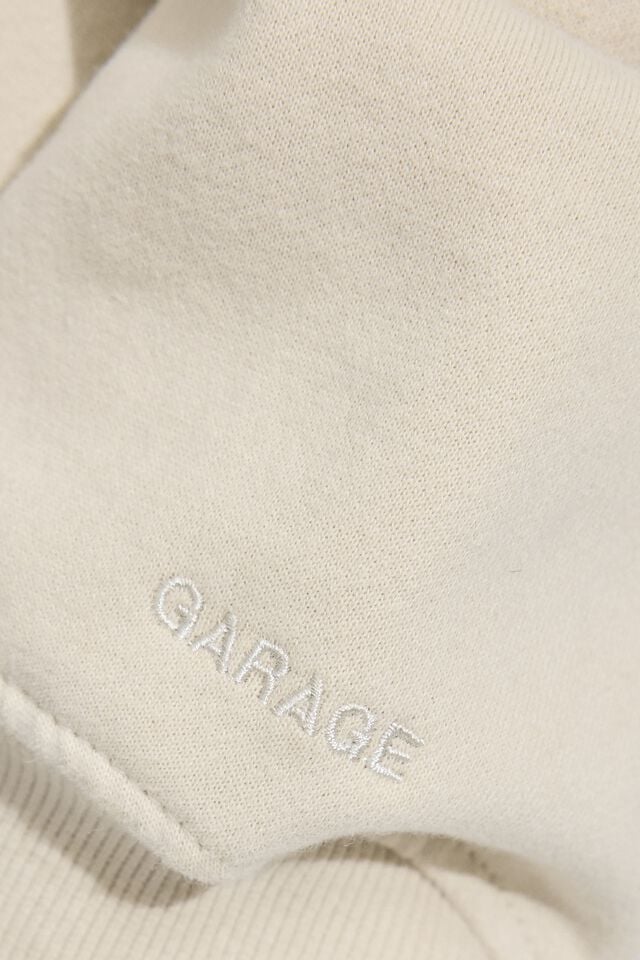 White Women Garage Ultrafleece Hoodie | A-2180649