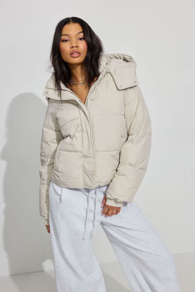 White / White Women Garage Perfect Down Jackets | A-7153890