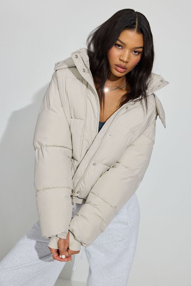 White / White Women Garage Perfect Down Jackets | A-7153890